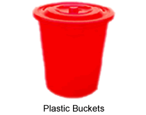 Plastic -Buckets-Basins